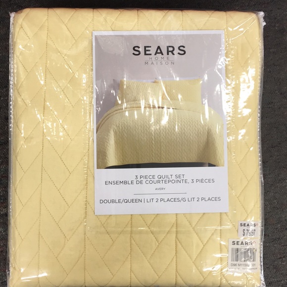 3 PC Quilt Set Queen - Picture 1 of 7